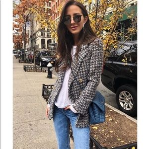 Isabel Marant Etoile Jady Coat in 38 grey/blue